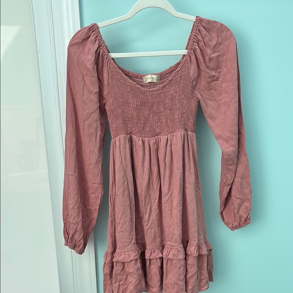 Altar'd State Pink Mini Dress